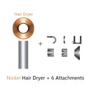 Secador de pelo Ion sin hojas Super Ionic 5 en 1 con difusor, secador de pelo profesional con ionización, secador eléctrico de aire caliente.