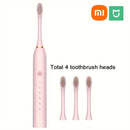 Xiaomi Electric Ultrasonic Toothbrush Six Speed Mode Home Soft Hair USB Charging Waterproof Adult Tooth Automatic Couple Set