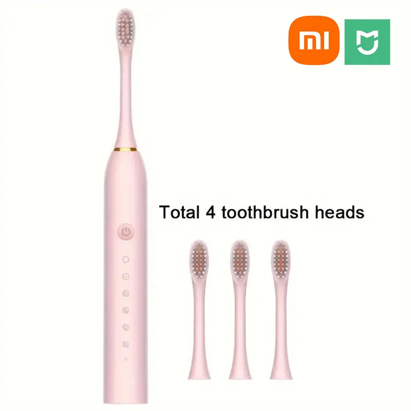 Xiaomi Electric Ultrasonic Toothbrush Six Speed Mode Home Soft Hair USB Charging Waterproof Adult Tooth Automatic Couple Set