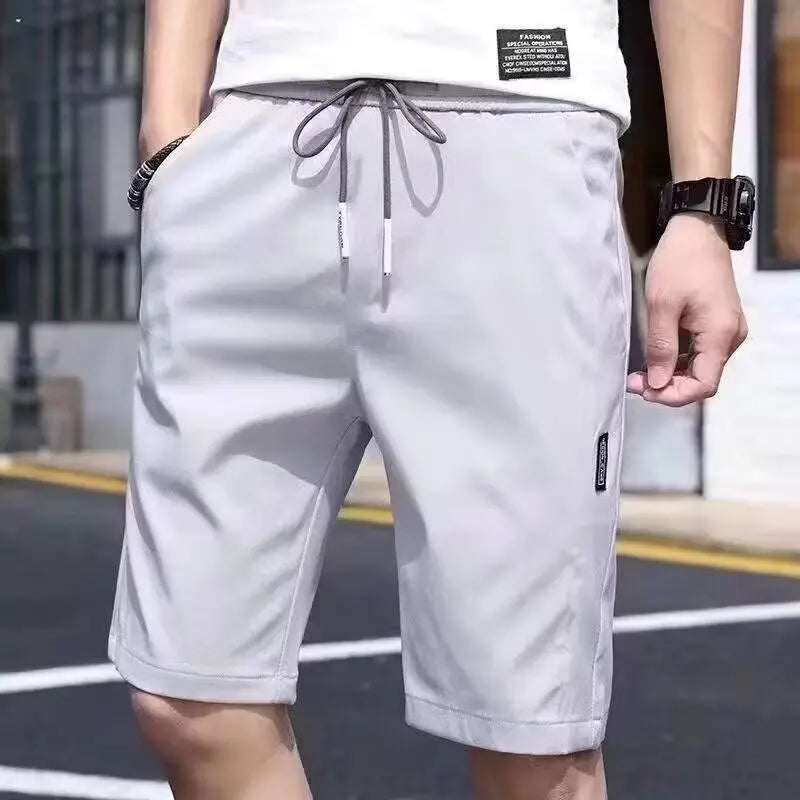 Pantalones cortos cargo de verano para hombre, holgados, de cinco puntos, con múltiples bolsillos, deportivos funcionales