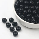 Wooden Beads 6/8/10mm Black Round Balls Loose Spacer Beads For Jewelry Making DIY Jewelry Necklace Bracelet Earrings Accessories