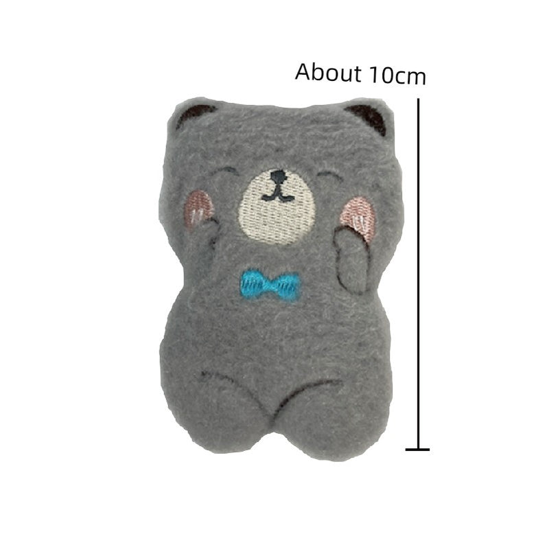 Pet Dinosaur Toy Dog Molar Sound Stuffed Doll Molar Tooth Cleaning Bone Teddy Bichon Small Toy