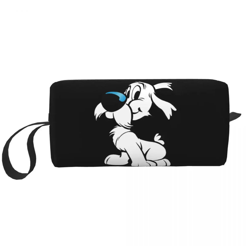 Custom Anime Asterix And Obelix Travel Cosmetic Bag for Women Cartoon Getafix Toiletry Makeup Organizer Beauty Storage Dopp Kit