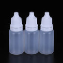 50 قطعة 5/10/15/20/30/50 مل زجاجة بلاستيكية فارغة بالقطارة طلاء زيت تجميل زجاجة قابلة للضغط قابلة لإعادة التعبئة لتخزين مستحضرات التجميل بالجملة