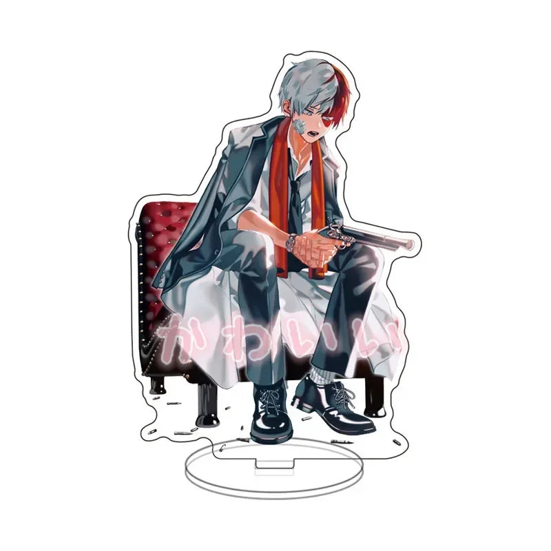 Anime Izuku Midoriya Katsuki Bakugo Tomura Shigalaki OCHACO URARAKA Acrylic Stand Doll Game Figure Model Plate Cosplay Toy Gift