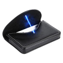 PU Leather Business Card Holder Professional Credit Card Case With Magnetic Shut RFID Large Capacity Wallet For Men Office