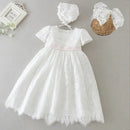 European and American Extended Baptismal Extra Christening Gown Baby Party Dress Baby Girl Dress Vestidos Para Navidad De Bebes
