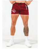 Men's Summer Printed Quick-drying Shorts With Double Side Zipper Pockets Designed For Running Basketball Training Fitness Shorts