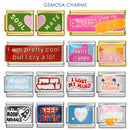 GEMOSA New Personalized Signature Words Italian Charms Link Fit 9mm Stainless Steel Bracelet Making DIY Jewelry for Women Men