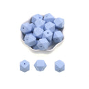 Kovict 14/17mm 10pcs Hexagon Silicone Beads For Jewelry Making Silicone Bead To Make Bracelets Necklace Making Accessories