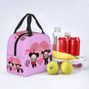 Cartoon Anime Pucca Lunch Bag Women Cooler Warm Thermal Insulated Lunch Box for Work School Office Picnic Food Tote Bags