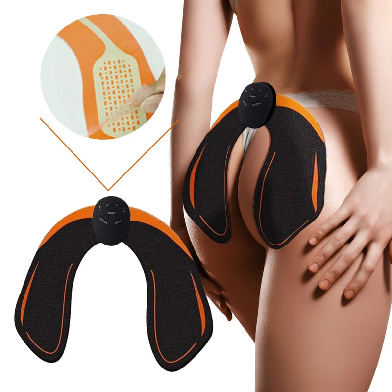Electric Wireless EMS Muscle Stimulator Buttocks Hip Trainer Abdominal ABS Exercise Fitness Body Slimming Massager Stickers
