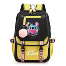 Disney Lilo Stitch Backpacks Teenager USB Charging Laptop Backpack Women Men Rucksack Travel Bag Mochila