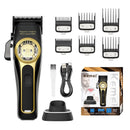 Cortadora de pelo profesional Kemei KM-2373 Baber con base de carga para hombres, cortadora de pelo eléctrica, regalo para hombres.