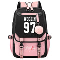 New Street BoyUSBBackpack Animation School Bag Teenagers Canvas Notebook Backpack