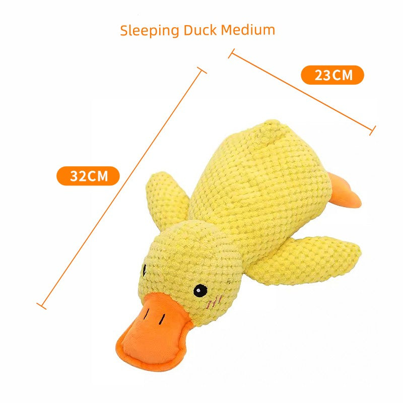Sound Self-Hi Relieving Boredom Yellow Duck Big Dog Bite-Resistant Toys
