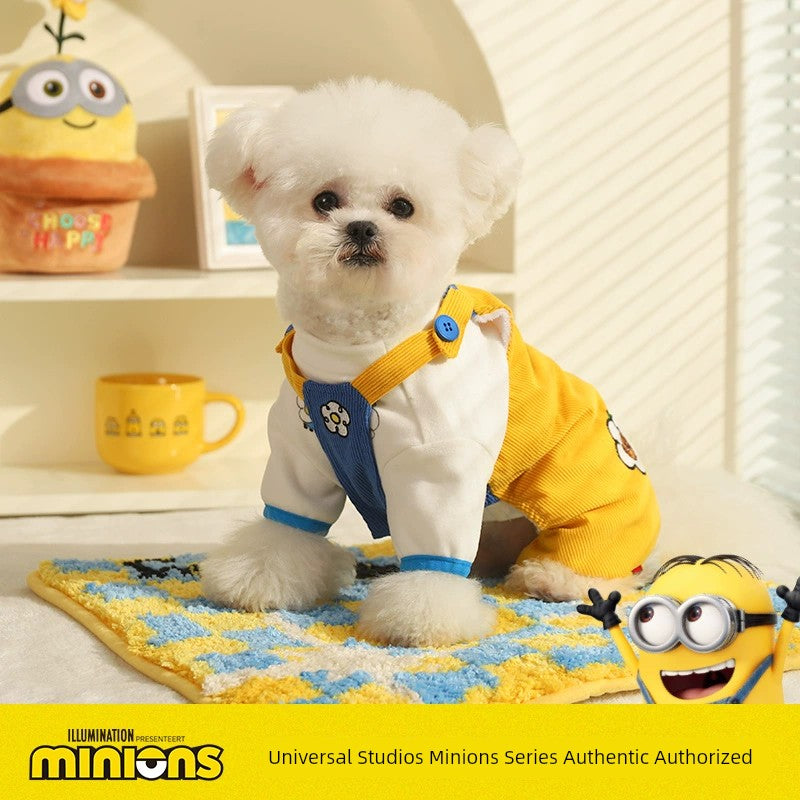 Hoopet Autumn and Winter Clothing Bichon Dog Heattech Suspenders