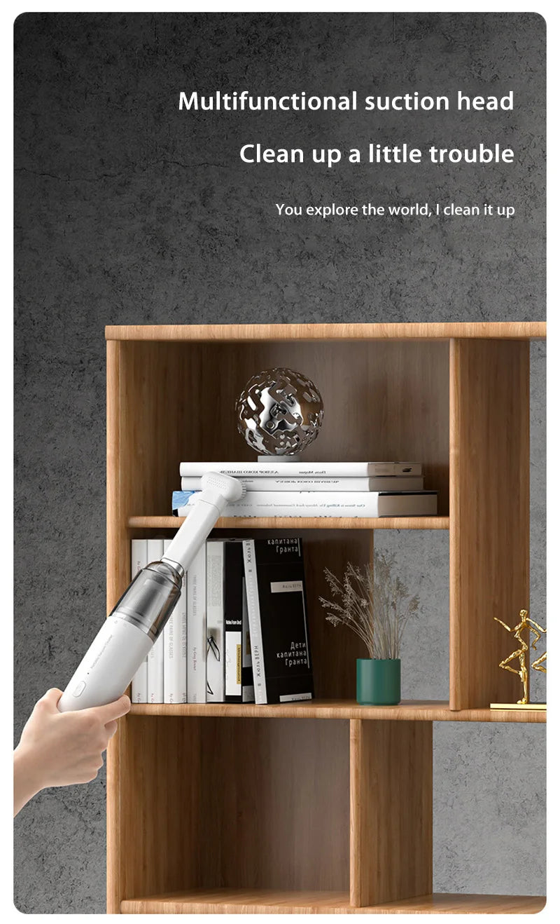 Xiaomi Electric Vacuum Cleaner Car Household Dual Use Portable High Power Handheld Wireless Powerful Dust Remover Deep Cleaning