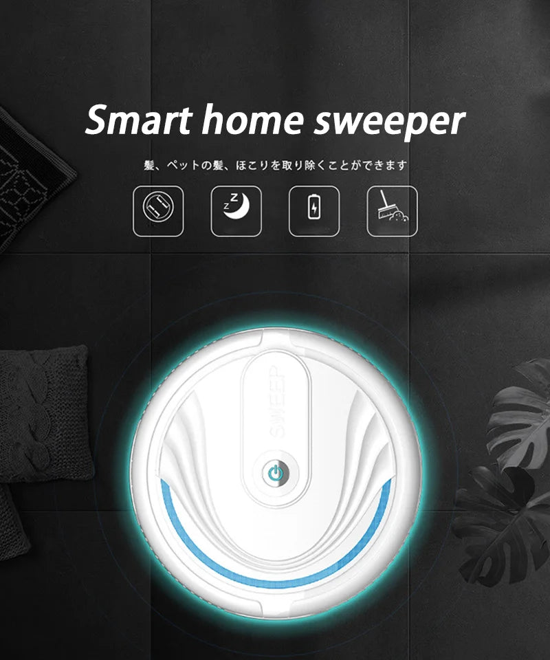 Xiaomi 5-in-1 Rechargeable USB Mini Smart Robotic Wireless Vacuum Cleaner Home Multi-Mode Home Sweeper For Wet Dry Carpet Floor