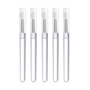 5PCS Multifunction Silicone Brush Nail Powder Make Up Eye Shadow Dipping Tool Nail Art Glitter Dip Brush Makeup Brush