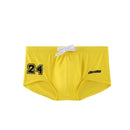 New low-rise boxer swimming trunks seaside printed letters sports casual quick-drying men's swimming trunks