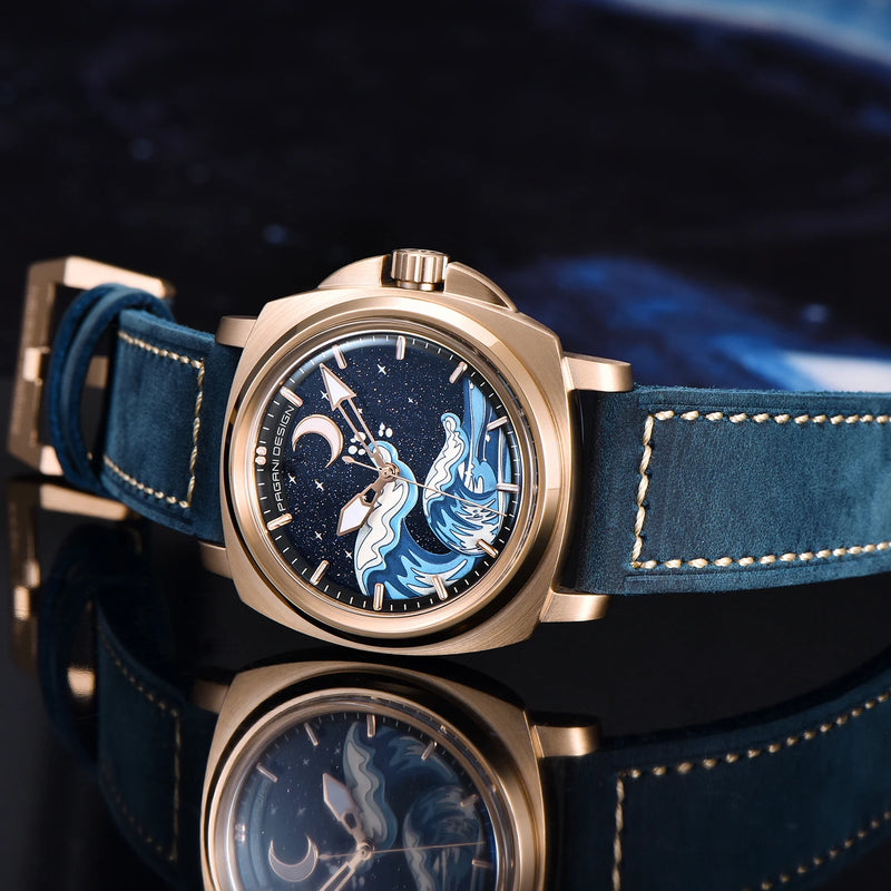New PAGANI DESIGN 43MM Men Mechanical Watches Luxury Sapphire Glass Automatic Watch 100M Waterproof Super Luminous Watch for Men