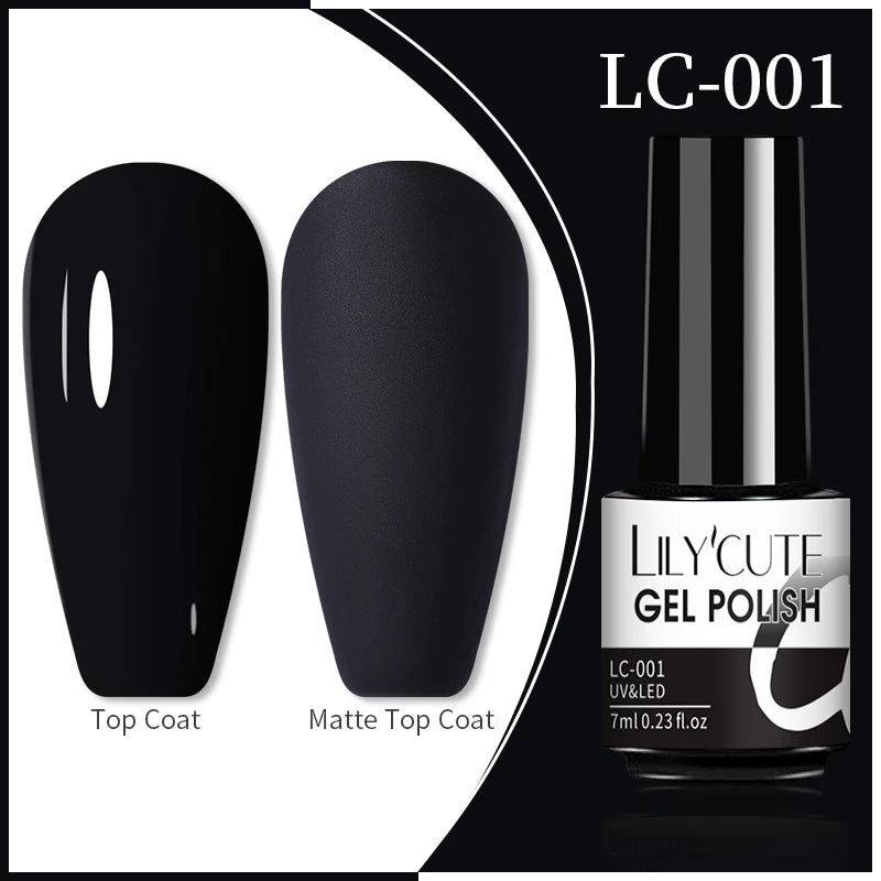 LILYCUTE 7ML 9D Cat Magnetic Gel Polish Set Semi Permanent Soak Off UV LED Glitter Nails Magnet Stick Black Gel Needed