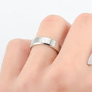 SOHOT  Titanium Steel Variety Couple Ring Jewelry For Lovers' And Unisex Punk Fashion Simple Travel Wedding Party Gift Wholesale