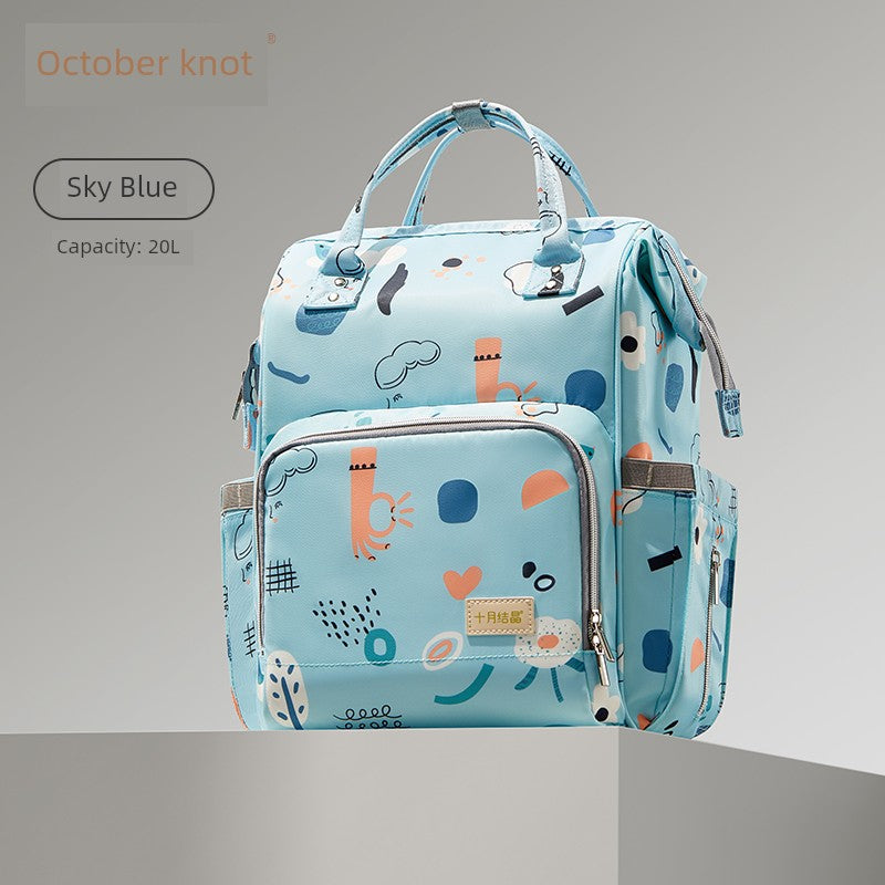 October Crystalline Outdoor Lightweight Pregnant Women Mummy Backpack