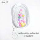 Jewelry Organizer Transparent Storage Box Pouch Mystery Box Keychain Bag Storage Case Thicken Wallet Cute Doll Bag Organization