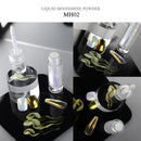 6 Color Small Tube Quick Dty Liquid Chrome Powder Aurora White Pigment With Brush Glossy Rub Professional Salon Nail Glitter Set