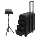 Tattoo Work Box Tattoo Hand Holder Adjustable Rolling Handle 3 In 1 Integrated Rolling Makeup Case Tattoo Storage Tool Case