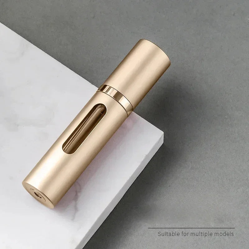 10/8/5ml Mini Perfume Refillable Bottle Liquid Container For Cosmetics Bottom Charge Spray Bottling Dispenser Press Head Travel