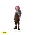 Anime Arcane League of Legends Jinx Vi Acrylic Acrylic Stand Cosplay Model Plate Desk Decor Standing Sign Prop Fans