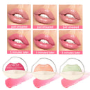 QIBEST Lip-Shaped Lipstick Moisturizing Long Lasting Color Changing Lipstick Makeup Peach Lazy Lipstick Lip Stain Tint Cosmetics