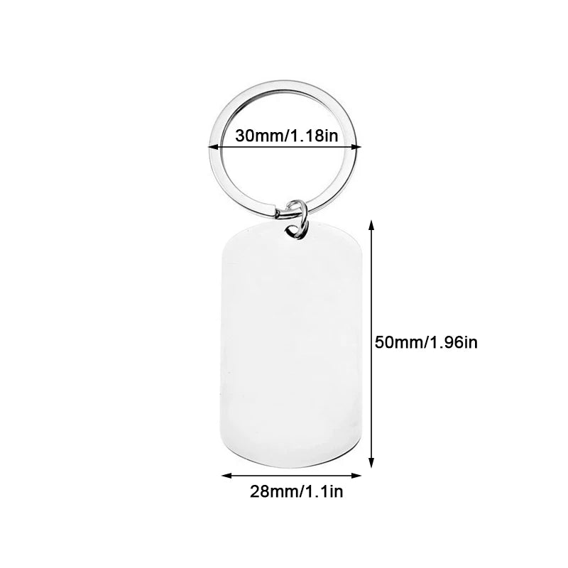 1pc Valentines Day Gift Keychain for Husband Boyfriend From Girlfriend Wife Anniversary Birthday Gifts For Couple Keyring