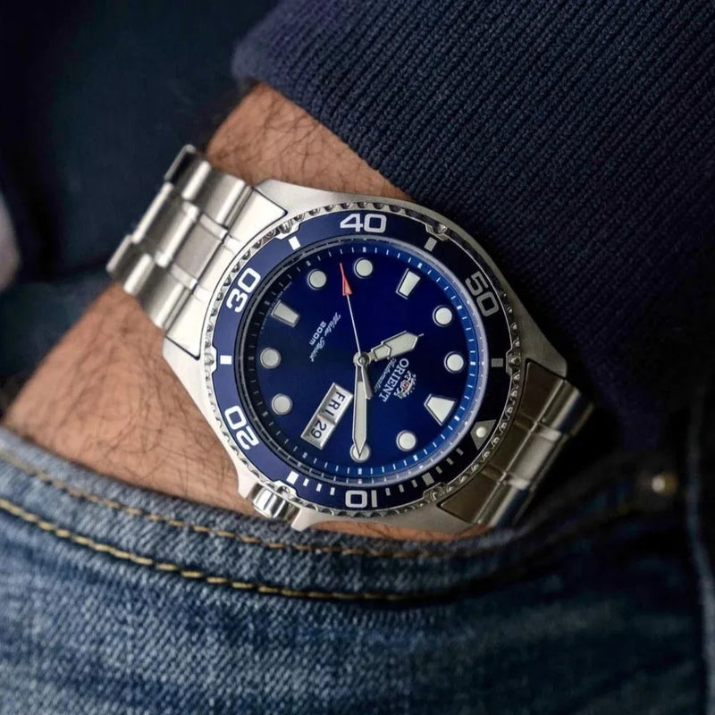 Orient Original Japanese watch Automatic Mechanical Watches 200m Waterproof Men's Watch Luminous FAA02003B9