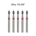 5Pcs/Bag Dental Diamond Burs Drill FG 1.6mm Bur For High Speed Handpiece Denspay Dental Bur Polishing Whitening Lab Material