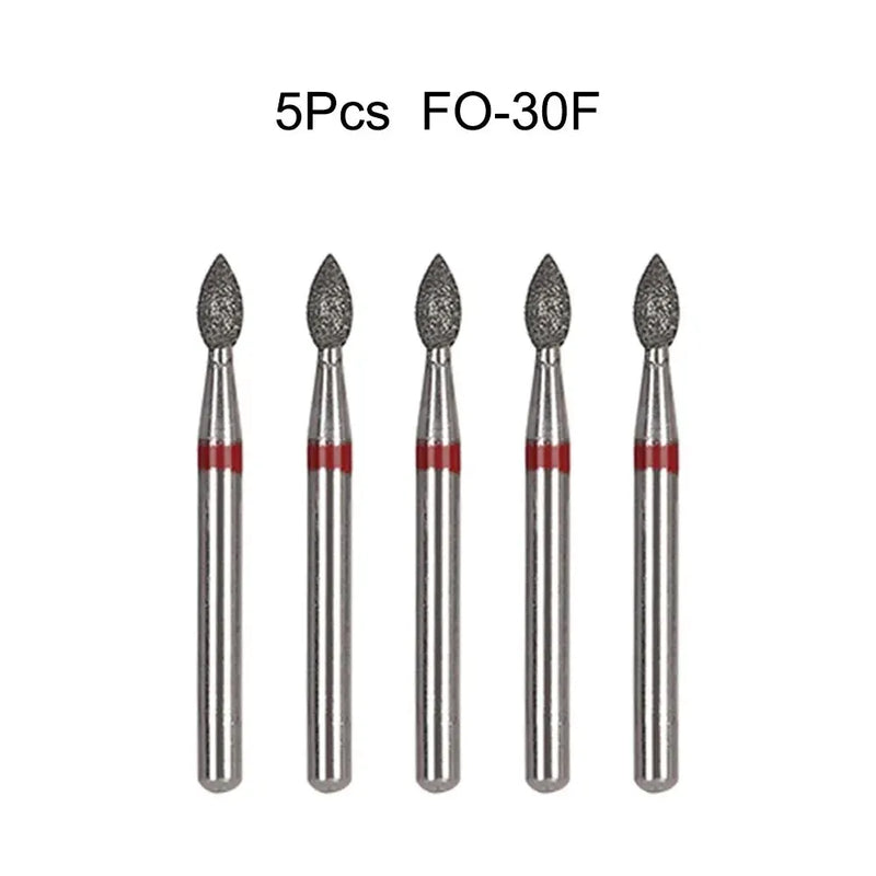 5Pcs/Bag Dental Diamond Burs Drill FG 1.6mm Bur For High Speed Handpiece Denspay Dental Bur Polishing Whitening Lab Material