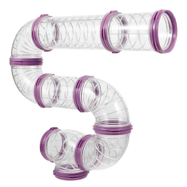 Hamster Cage Accessories Tube Kit External Clear Connector Pet Supplies DIY Tunnel Tubes