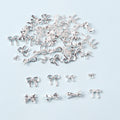 TSZS 10pcs Luxury Kawaii Bow Nail Art Charms 3D Japanese Alloy Bow Tie Jewelry Nail Rhinestone Decoration DIY Access