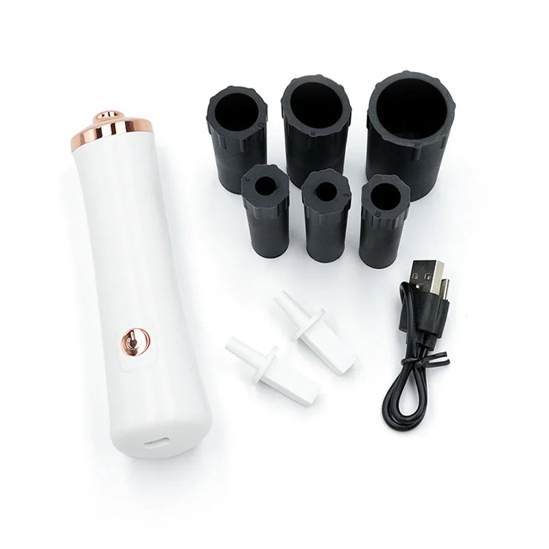 Type-C Recharge Eyelash Glue Shaker Electric Wake-Up Device Nail Polish Tattoo Ink Pigment Lash Glue Shaking Machine Makeup Tool