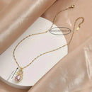 Fashionable and Cute Cat Water Drop Pendant Necklace Gives A Feminine Look, Light Luxury and Niche Design