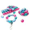 5/10PCS 3D Easter Series Silicone Focal Beads DIY Necklaces Jewelry Plastic Pen Beads Key Chain Car Decoration Chains Bag Chains