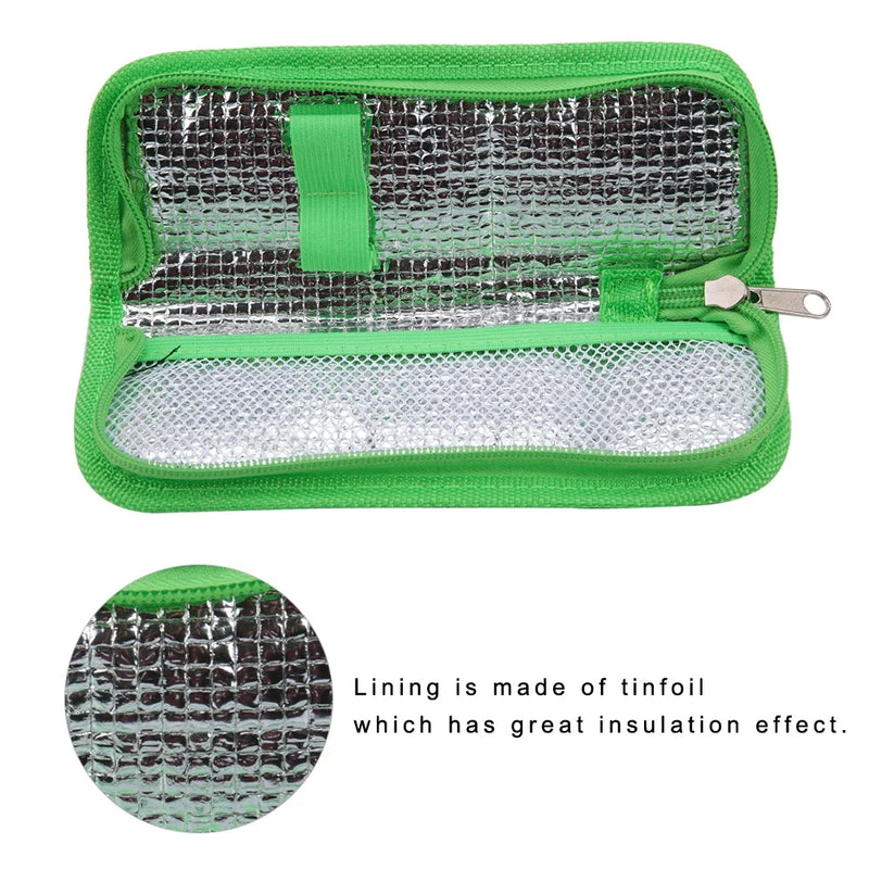 Diabetic Case Insulin Bag Insulin Case Portable Insulin Cooler Bag Diabetic Patient Organizer  Travel Insulated Case