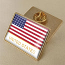 United States Flag Brooch Enamel Pin US America National Flag Lapel Backpack Bag Badge Jewelry Decoration