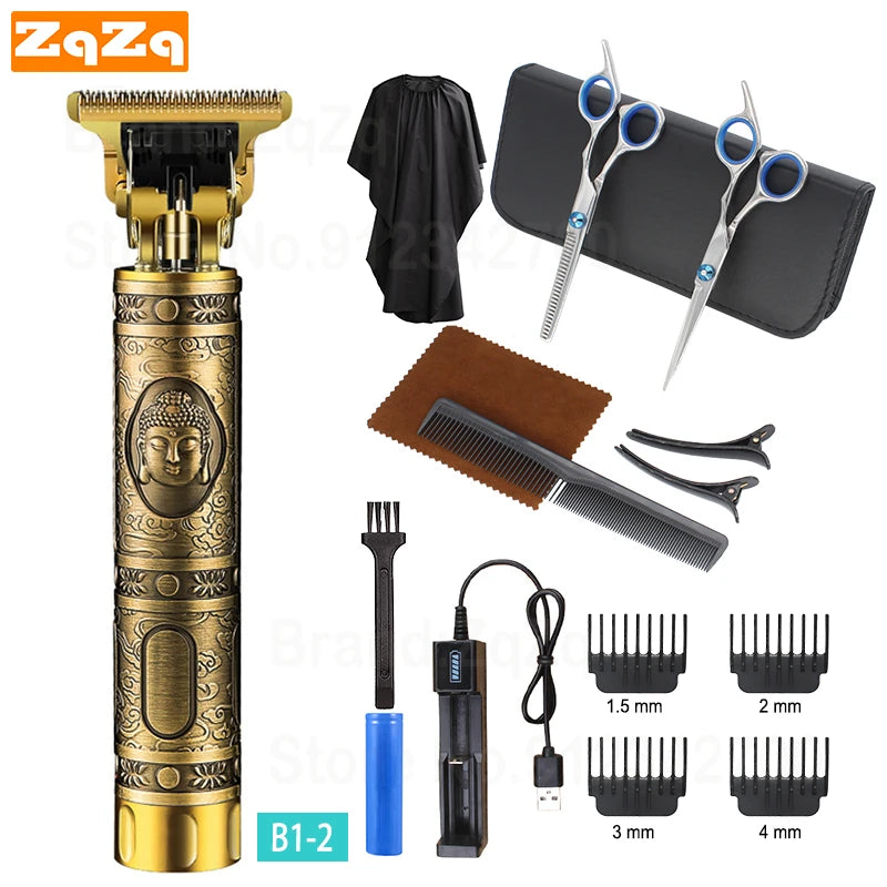 ZqZq Hair Trimmer Clipper Rechargeable Hair Clipper,Men Trimmer Electric Shaver Barber Machine Rechargeable Cutter Barbershop