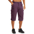 MAGCOMSEN Summer Men's Shorts Quick-drying Lightweight with 7 Pockets Waterproof 3/4 Shorts for Fishing Hiking