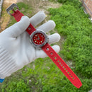 STEELDIVE SD1981 Steel Bezel Super Luminous AR Sapphire Glass NH35 Automatic 200m Waterproof Mens Dive Watch with Milled Clasp