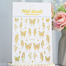 1 Pc Nail Strip Stickers Black/Gold/Rose Gold/Silver Metal Strip Tape Nail Art Adhesive DIY Foil Tips Nail Sticker Decals NK11